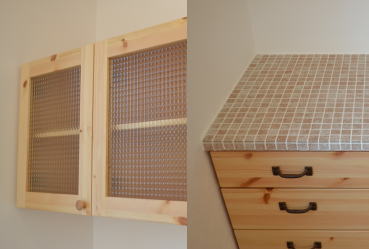 ���R�f�ނ̵��ް���݁E���ް�Ƌ�@�O�d���鎭�s�yCalmfurniture �ߓ��Ƌ�z�߲ݍނ̉����L�b�`��